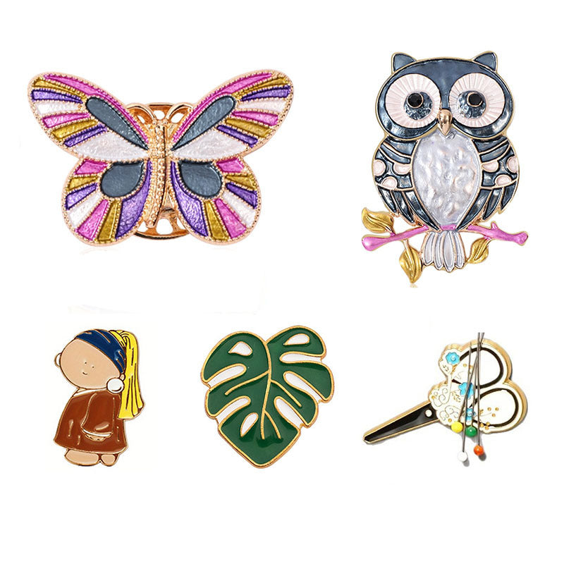 Needle Minder – Animal-Shaped Magnetic Brooch | Embroidery Needle Holder
