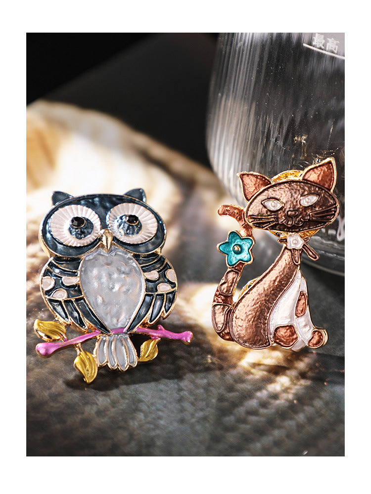 Needle Minder – Animal-Shaped Magnetic Brooch | Embroidery Needle Holder