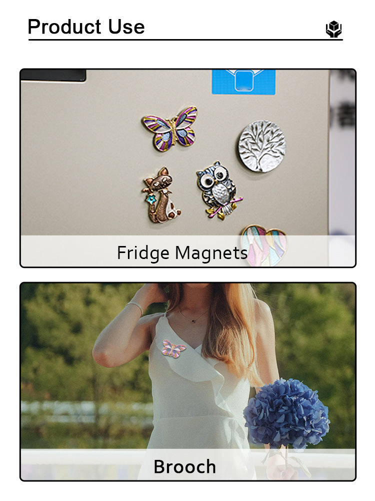 Needle Minder – Animal-Shaped Magnetic Brooch | Embroidery Needle Holder