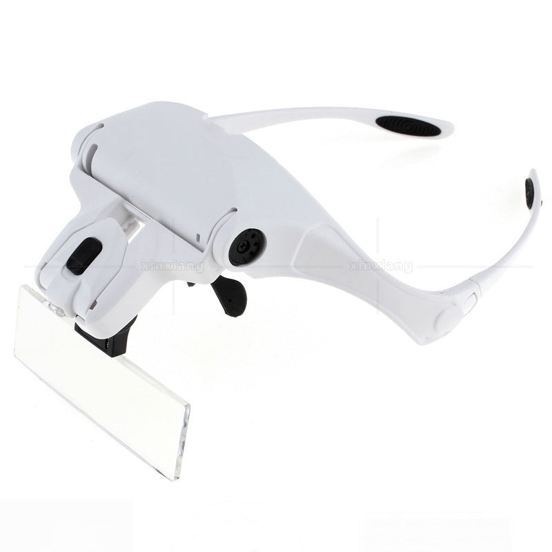 Magnifying Glasses with Dual LED Lights – 5 Lens Options for Reading, Embroidery, Surgery & Repair