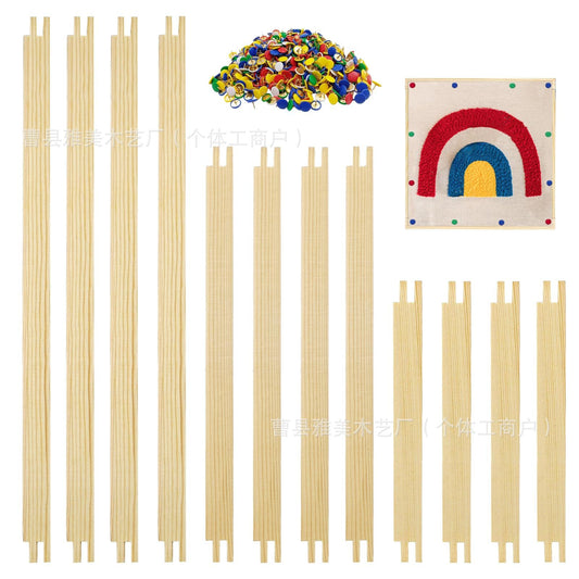 Solid Wood Embroidery Hoop – 6 Sizes | Cross-Stitch & Needlepoint Frame | Wall Display