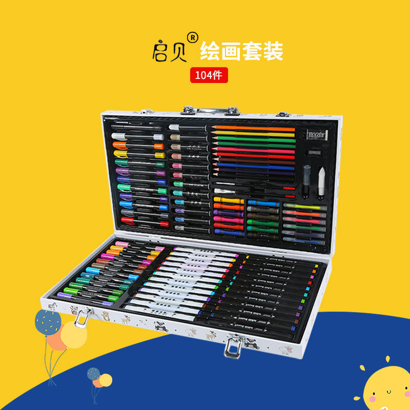Double-Ended Canvas Marker & Water-Soluble Watercolour Pen Set — 48 to 120 Colors