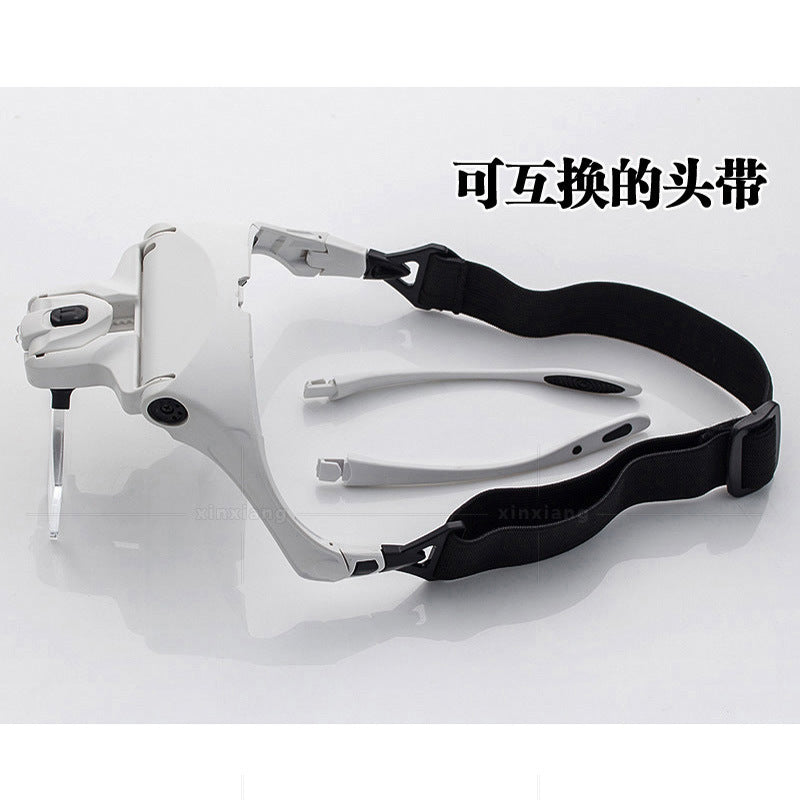 Magnifying Glasses with Dual LED Lights – 5 Lens Options for Reading, Embroidery, Surgery & Repair