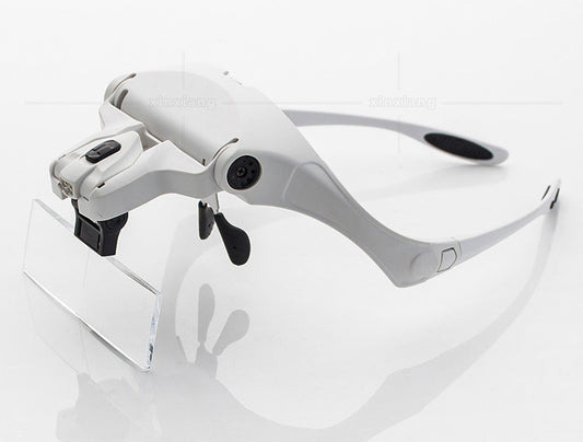 Magnifying Glasses with Dual LED Lights – 5 Lens Options for Reading, Embroidery, Surgery & Repair