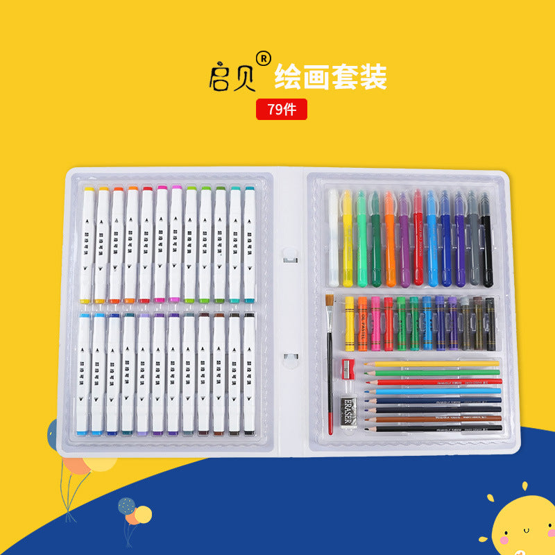 Double-Ended Canvas Marker & Water-Soluble Watercolour Pen Set — 48 to 120 Colors