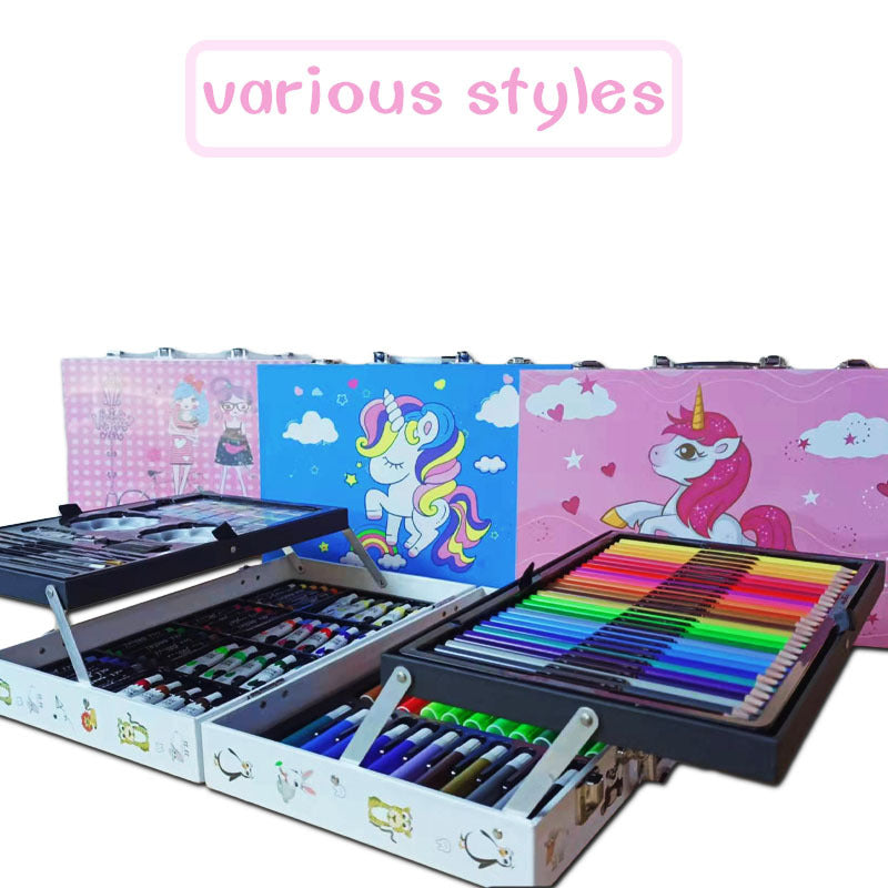 Double-Ended Canvas Marker & Water-Soluble Watercolour Pen Set — 48 to 120 Colors