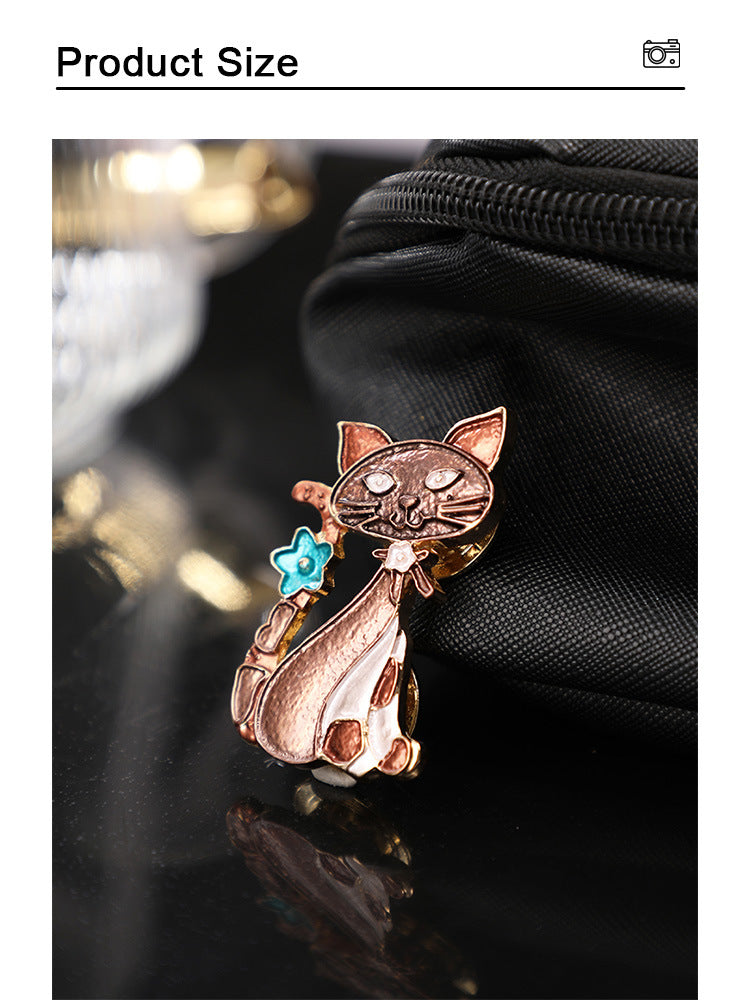 Needle Minder – Animal-Shaped Magnetic Brooch | Embroidery Needle Holder