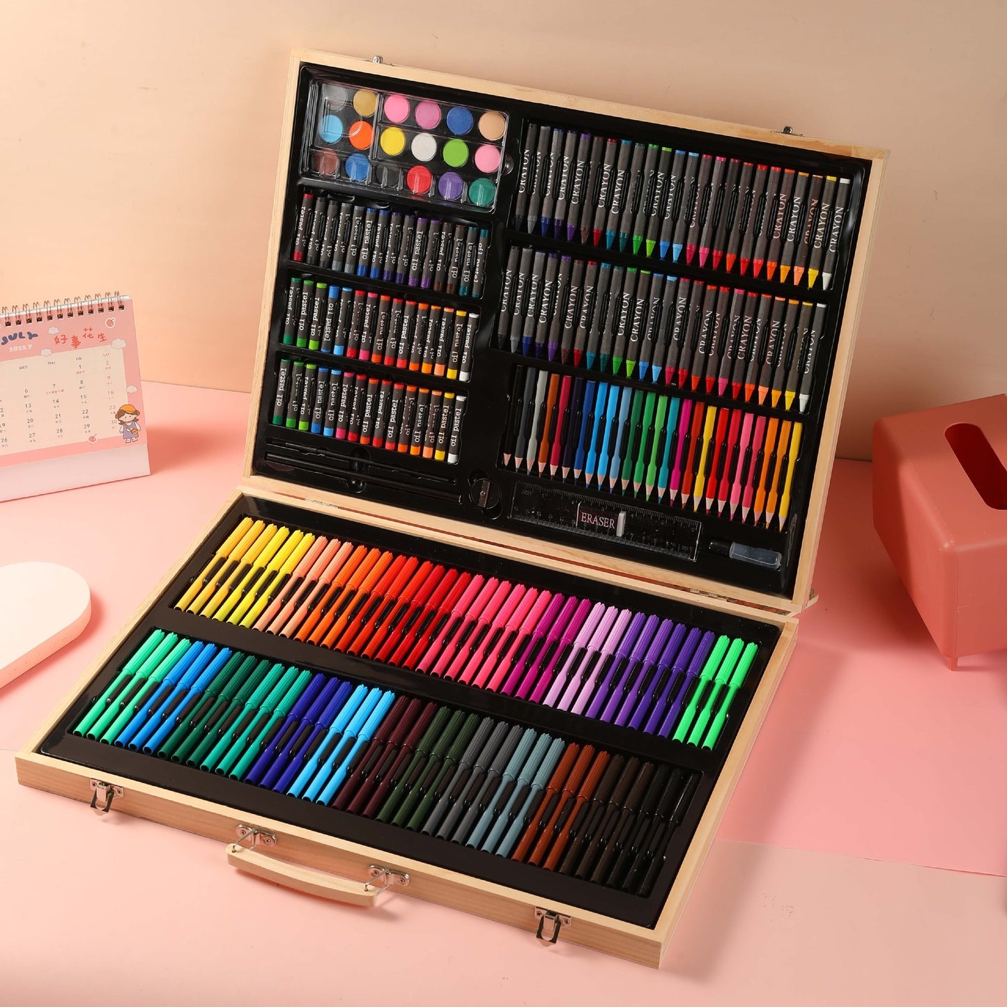 Double-Ended Canvas Marker & Water-Soluble Watercolour Pen Set — 48 to 120 Colors