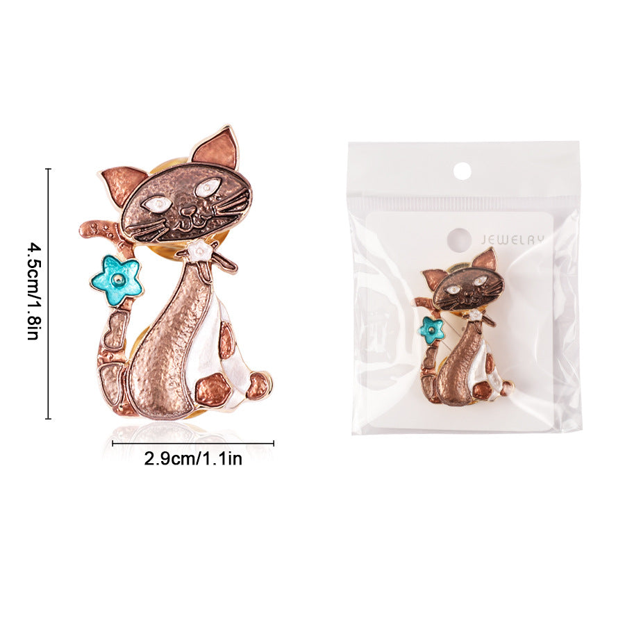 Needle Minder – Animal-Shaped Magnetic Brooch | Embroidery Needle Holder