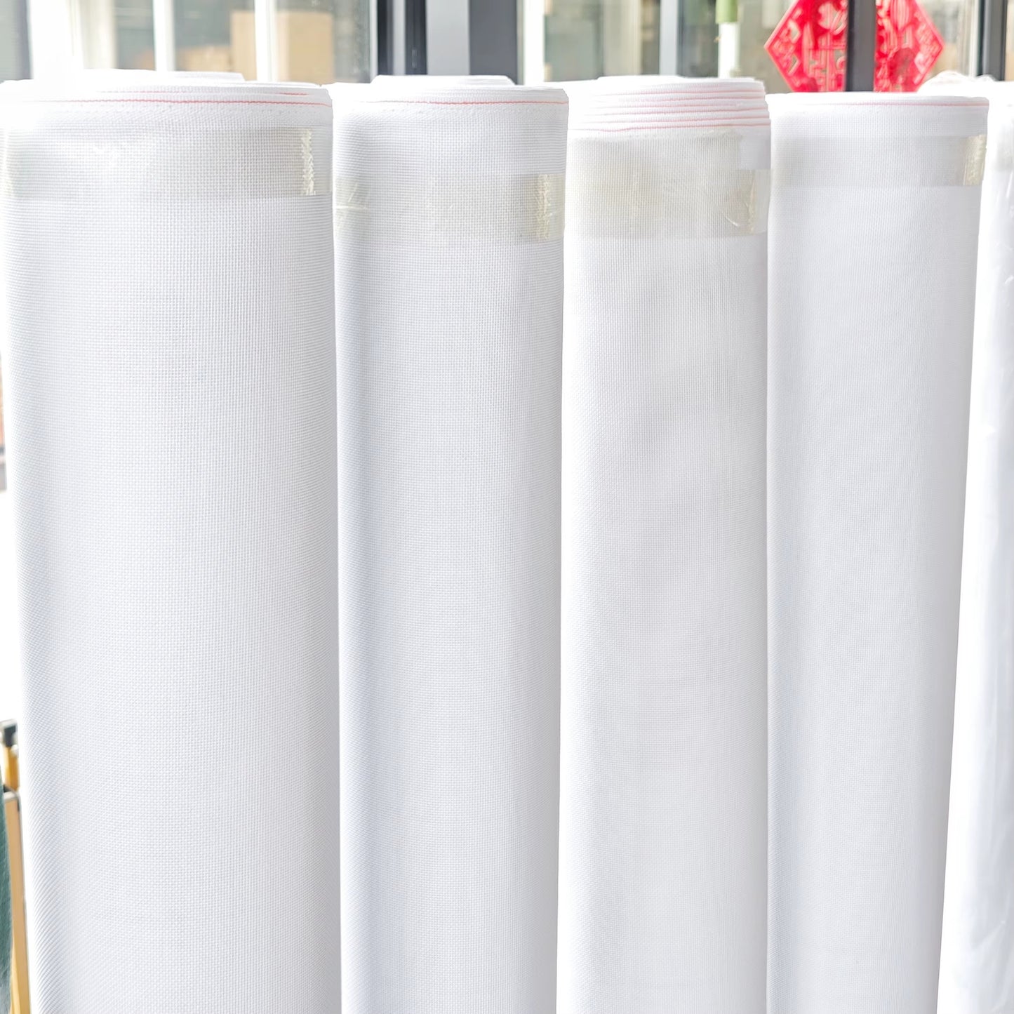 13 Mesh Mono Needlepoint Canvas — 100% Cotton, 59" Wide
