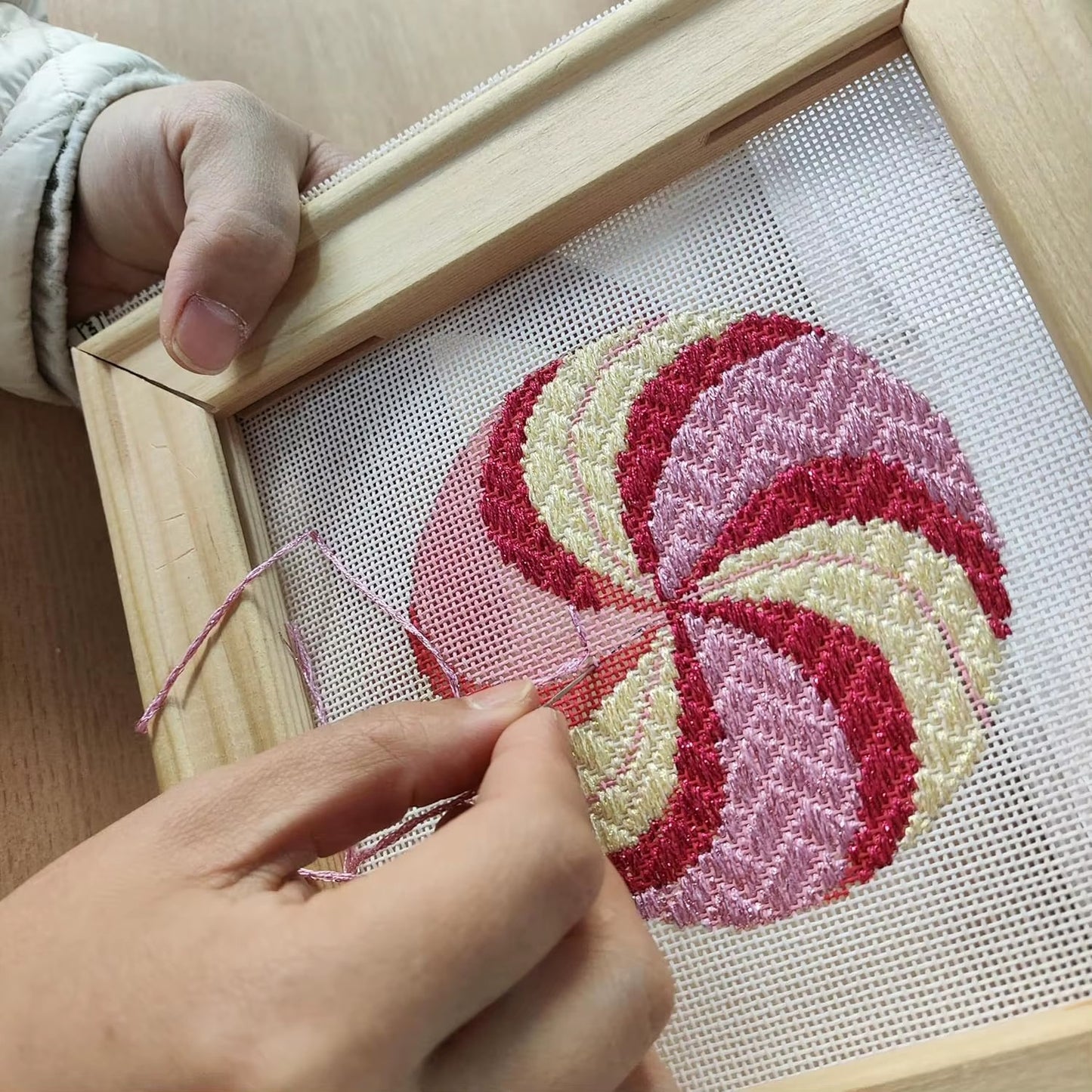 18 Mesh Needlepoint Canvas — Pre-Cut Pieces | 100% Cotton