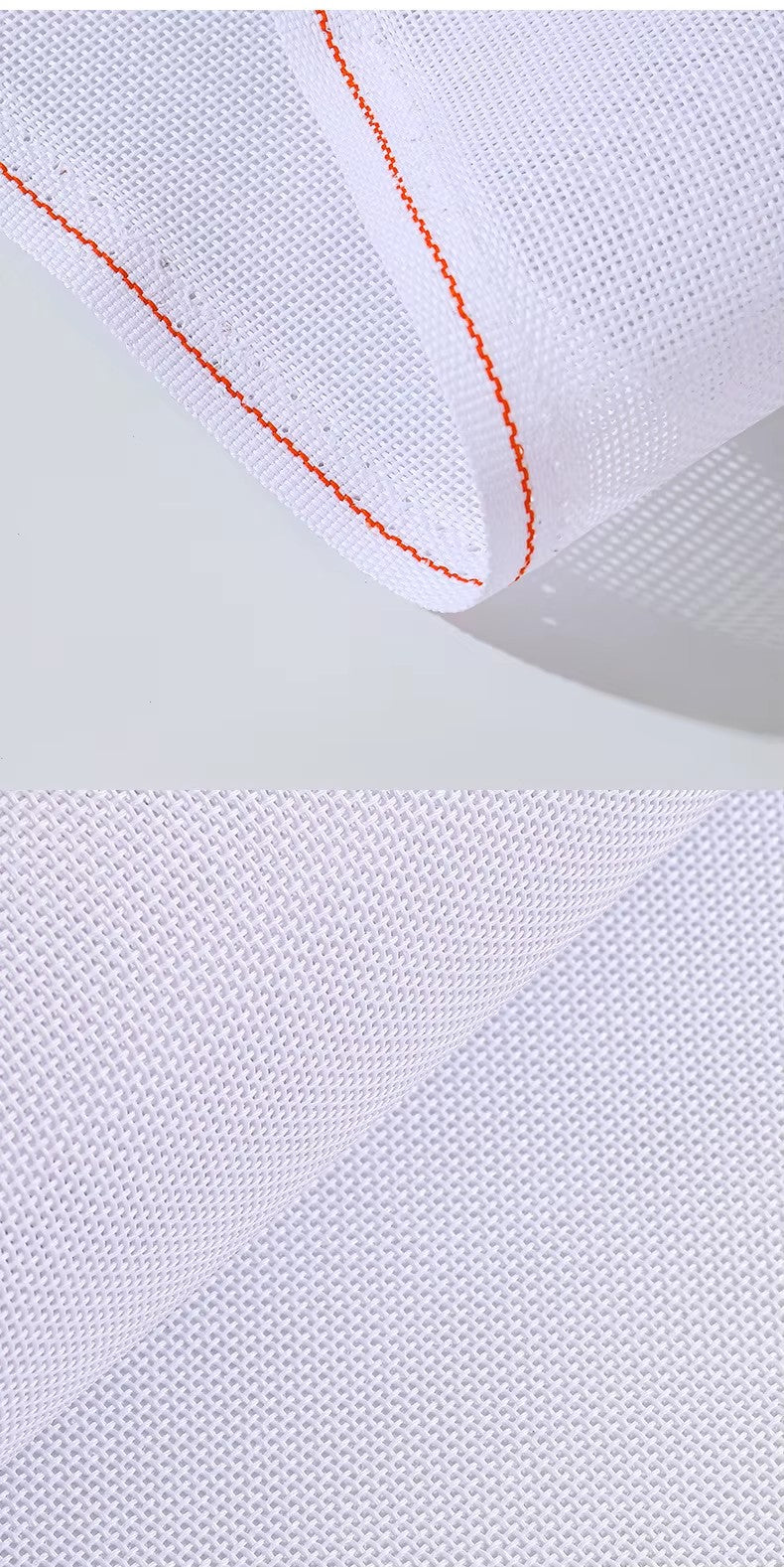 13 Mesh Mono Needlepoint Canvas — 100% Cotton, 59" Wide