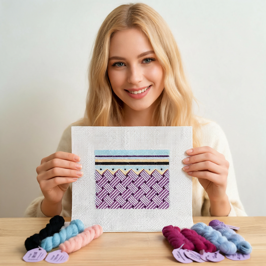 18 Mesh Mono Needlepoint Canvas — 100% Cotton, 59" Wide