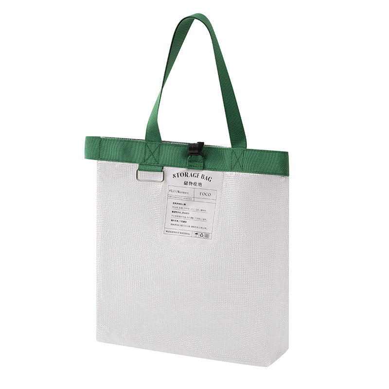 Transparent Zip Tote Bag for Needlework & Craft Supplies — 4 Colors | Custom Logo Available